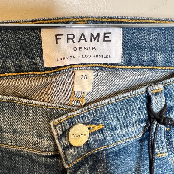 🌹Frame Denim Le Garcon Mid Rise Distressed Slim Boyfriend Jeans Womens NWT - Picture 10 of 15